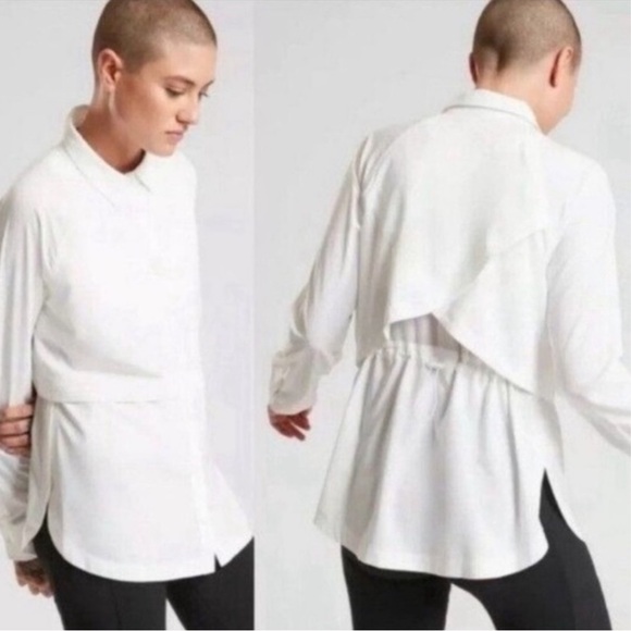 Athleta Tops - Athleta Northstar Shirt White Size Medium